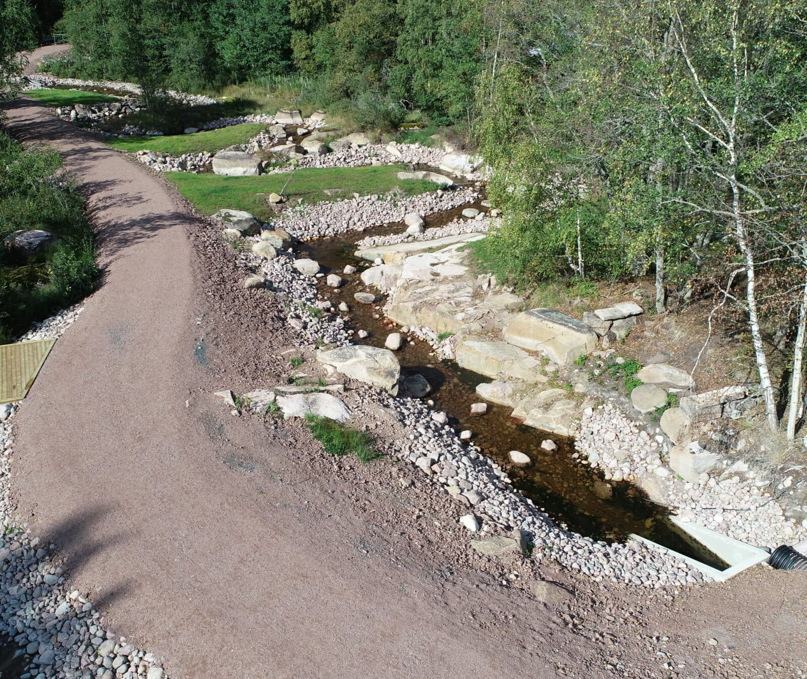 forsnäs, lägern, kraftverk, bulsjöån, regleringsdamm, fiskväg, omlöp, biologisk, mångfald, miljöfond, elenergi, vattenlevande, träd, grävning, brygga, vattendrag, vatten