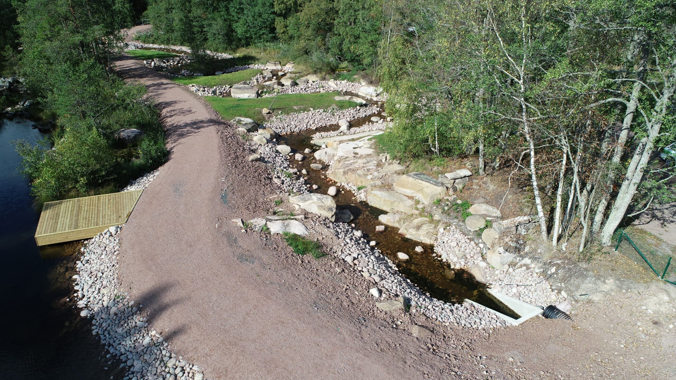 forsnäs, lägern, kraftverk, bulsjöån, regleringsdamm, fiskväg, omlöp, biologisk, mångfald, miljöfond, elenergi, vattenlevande, träd, grävning, brygga, vattendrag, vatten