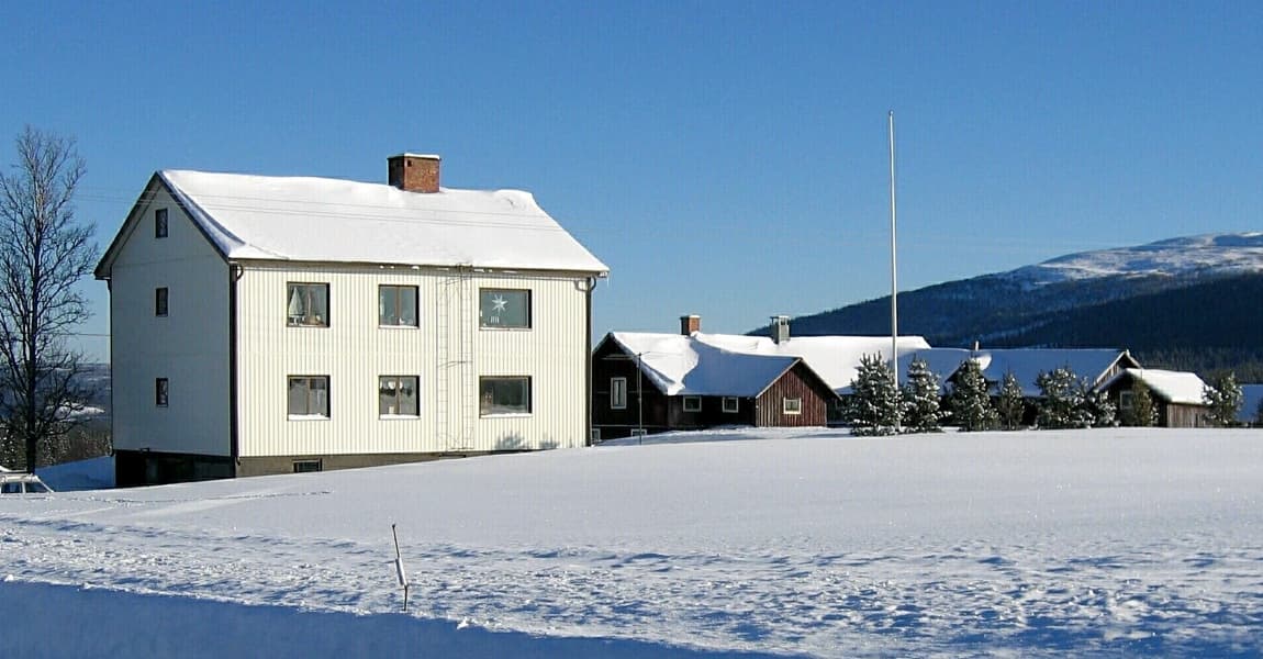 hus, snö, värme, villa, vinter, himmel, hus, lada, berg, topten